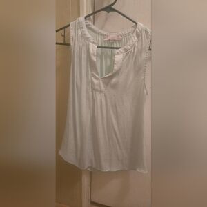 LOFT Light Blue Sleeveless Top